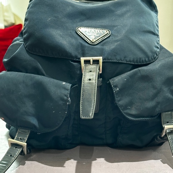 Navy Nylon Backpack - Picture 6 of 16